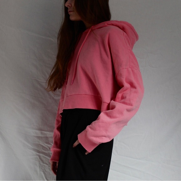 Simons Cropped Sweatshirt Pink M - Picture 4 of 8